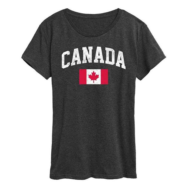 Womens Canada Flag Graphic Tee Product Image