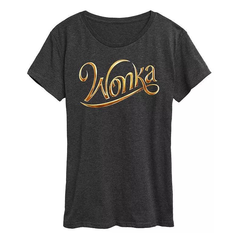 Womens Wonka Logo 3D Graphic Tee Product Image