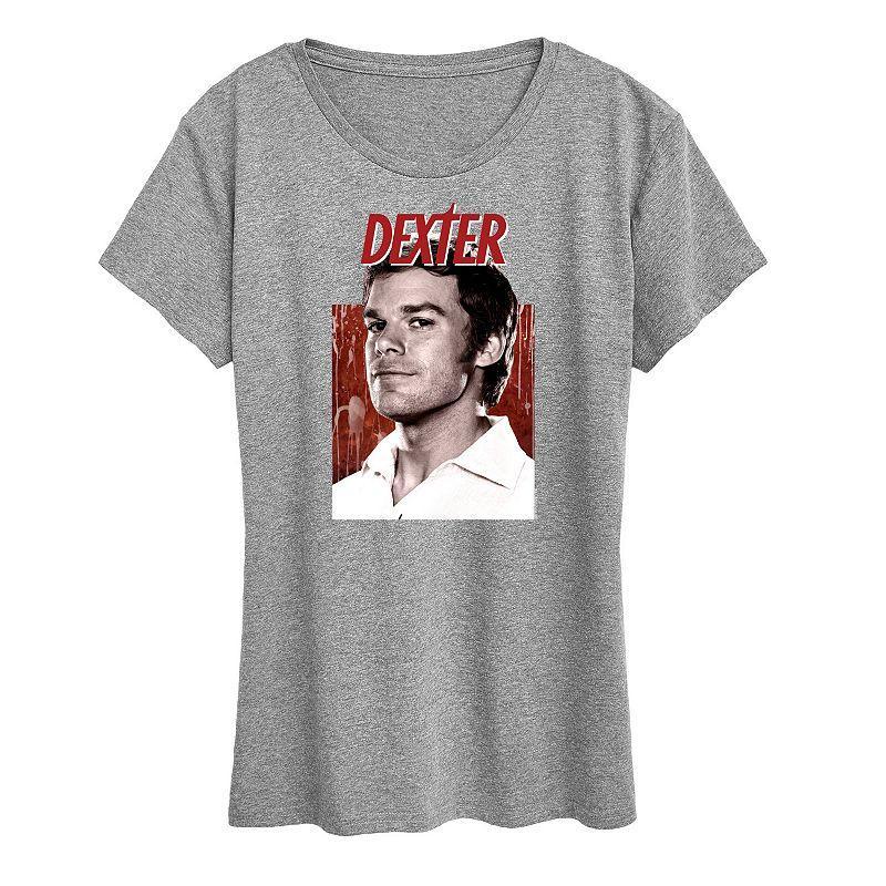 Womens Dexter Portrait Graphic Tee, Girls Blue Product Image