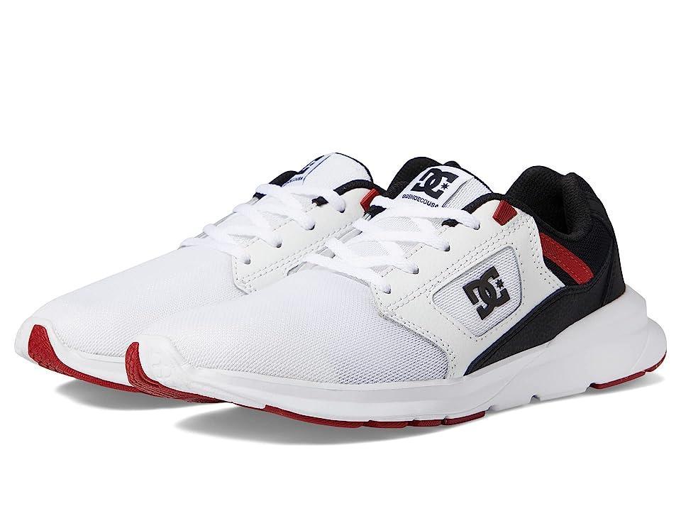 DC Skyline (White/Black/True Red) Men's Shoes Product Image