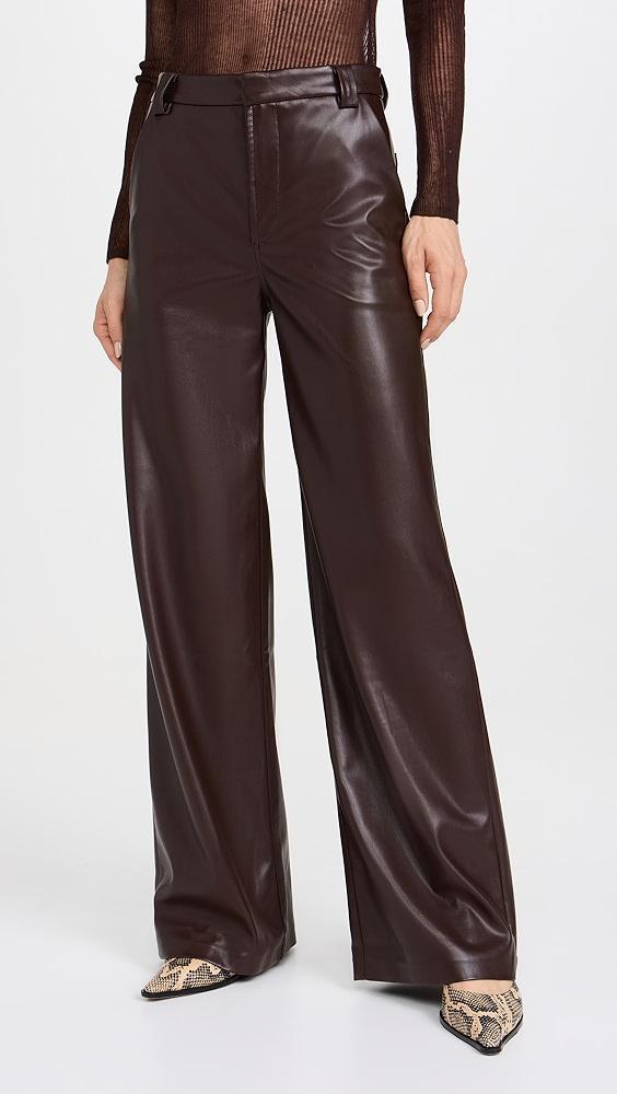 Joe's Jeans The Mia Vegan Leather Trousers | Shopbop Product Image