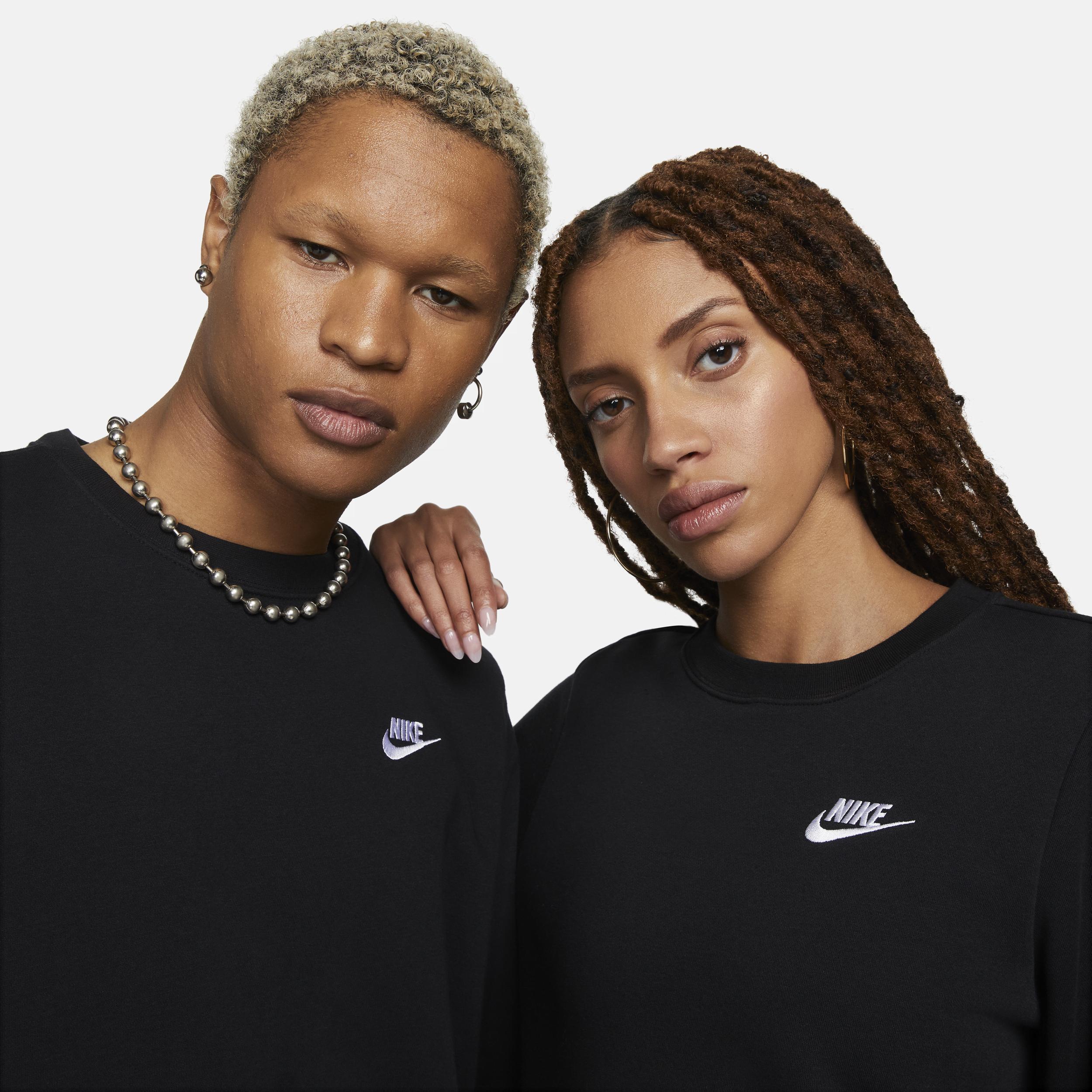 Womens Nike Sportswear Club Fleece Crew-Neck Sweatshirt Product Image