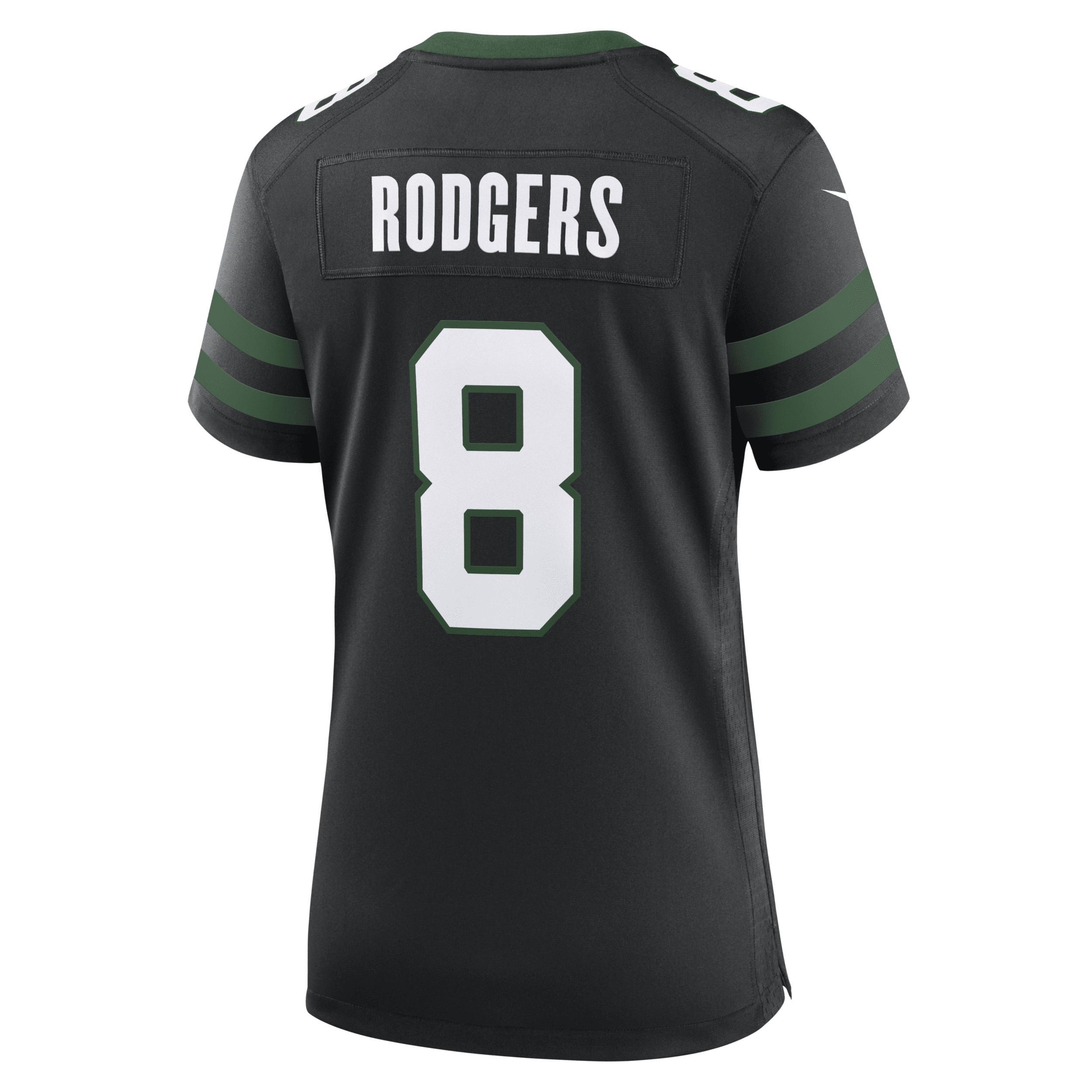 Womens Nike Aaron Rodgers Legacy New York Jets Alternate Game Jersey Product Image