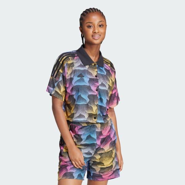 Tiro Print Mesh Summer Shirt Product Image