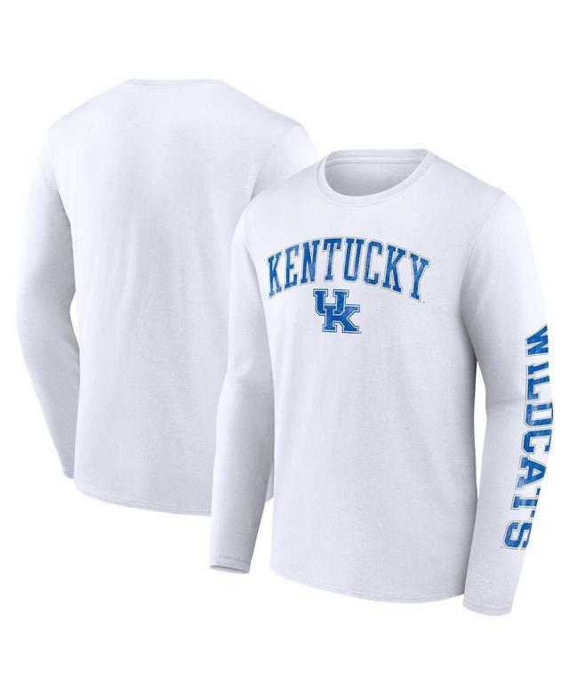 Mens Fanatics Branded Kentucky Wildcats Distressed Arch Over Logo Long Sleeve T-Shirt Product Image