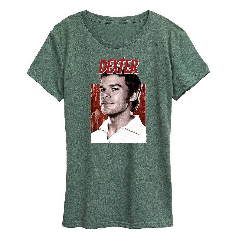 Womens Dexter Portrait Graphic Tee, Girls Blue Product Image