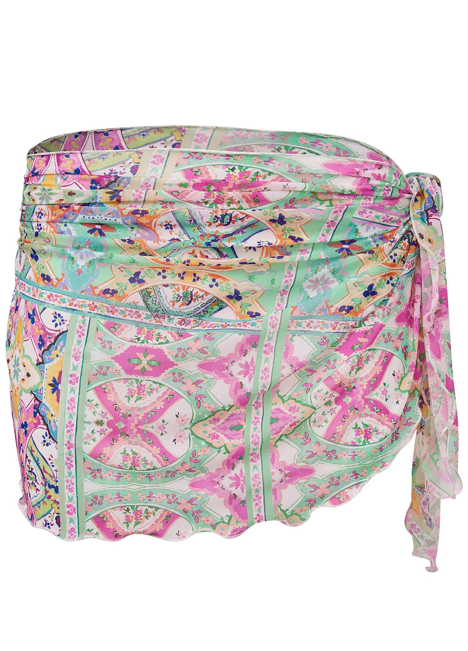 Mesh Wrap Skirt - Beach Art Product Image