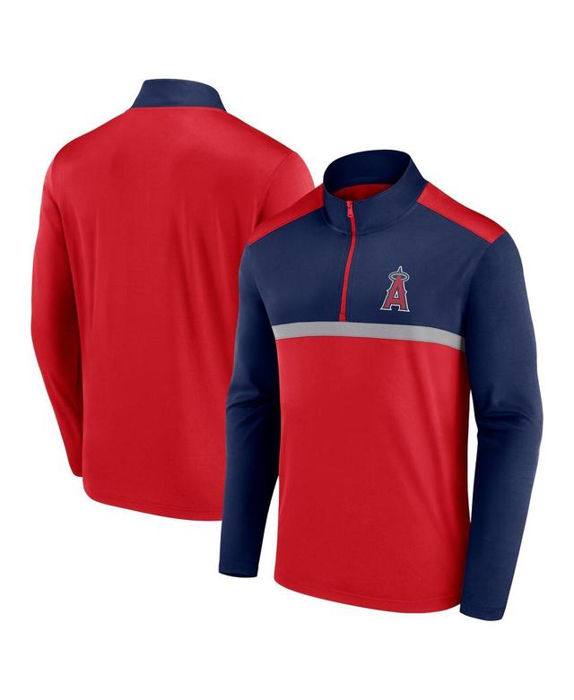 Mens Fanatics Los Angeles Angels Unstoppable Quarter-Zip Top Product Image