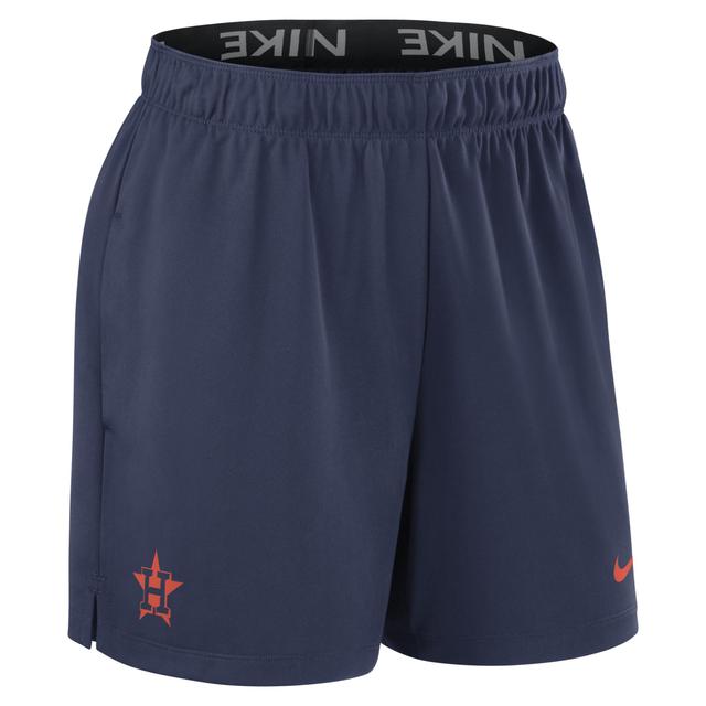 Houston Astros Authentic Collection Practice Nike Womens Dri-FIT MLB Shorts Product Image