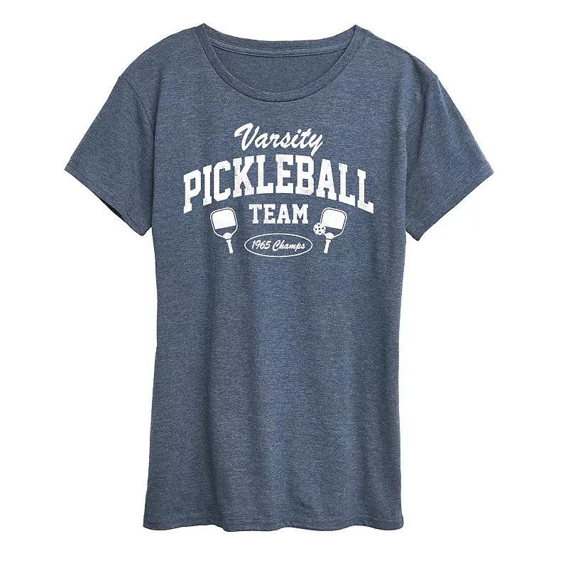 Plus Varsity Pickleball Graphic Tee, Womens Product Image