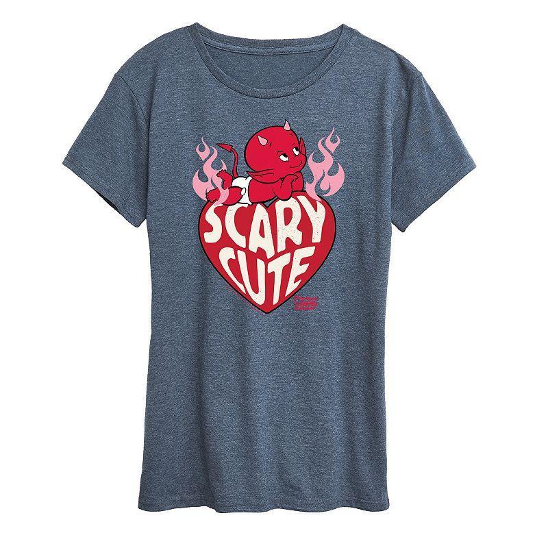 Womens Hot Stuff Scary Cute Graphic Tee, Girls Product Image