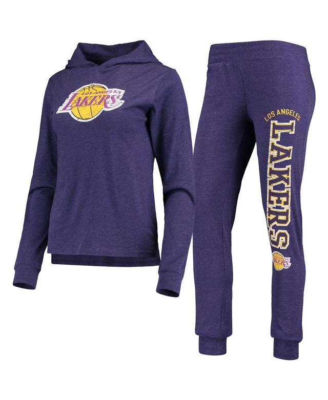 Womens Concepts Sport Purple Los Angeles Lakers Hoodie and Pants Sleep Set Product Image