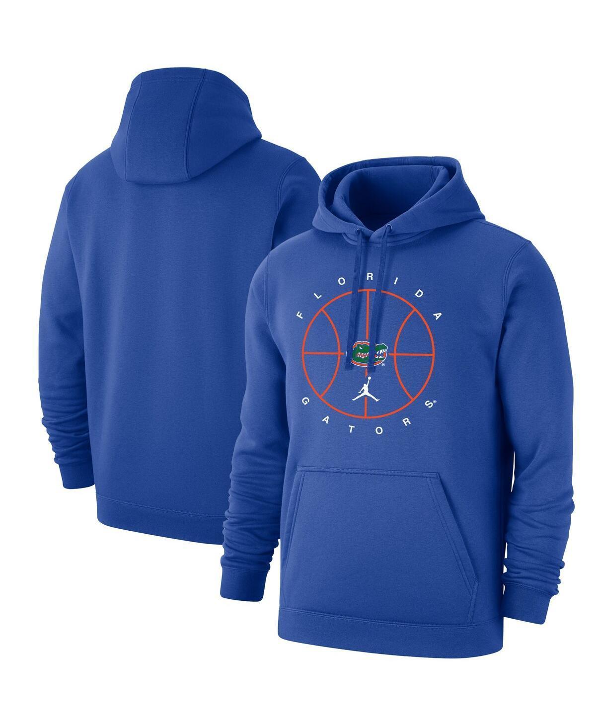 Mens Jordan Royal Florida Gators Basketball Icon Club Fleece Pullover Hoodie Product Image