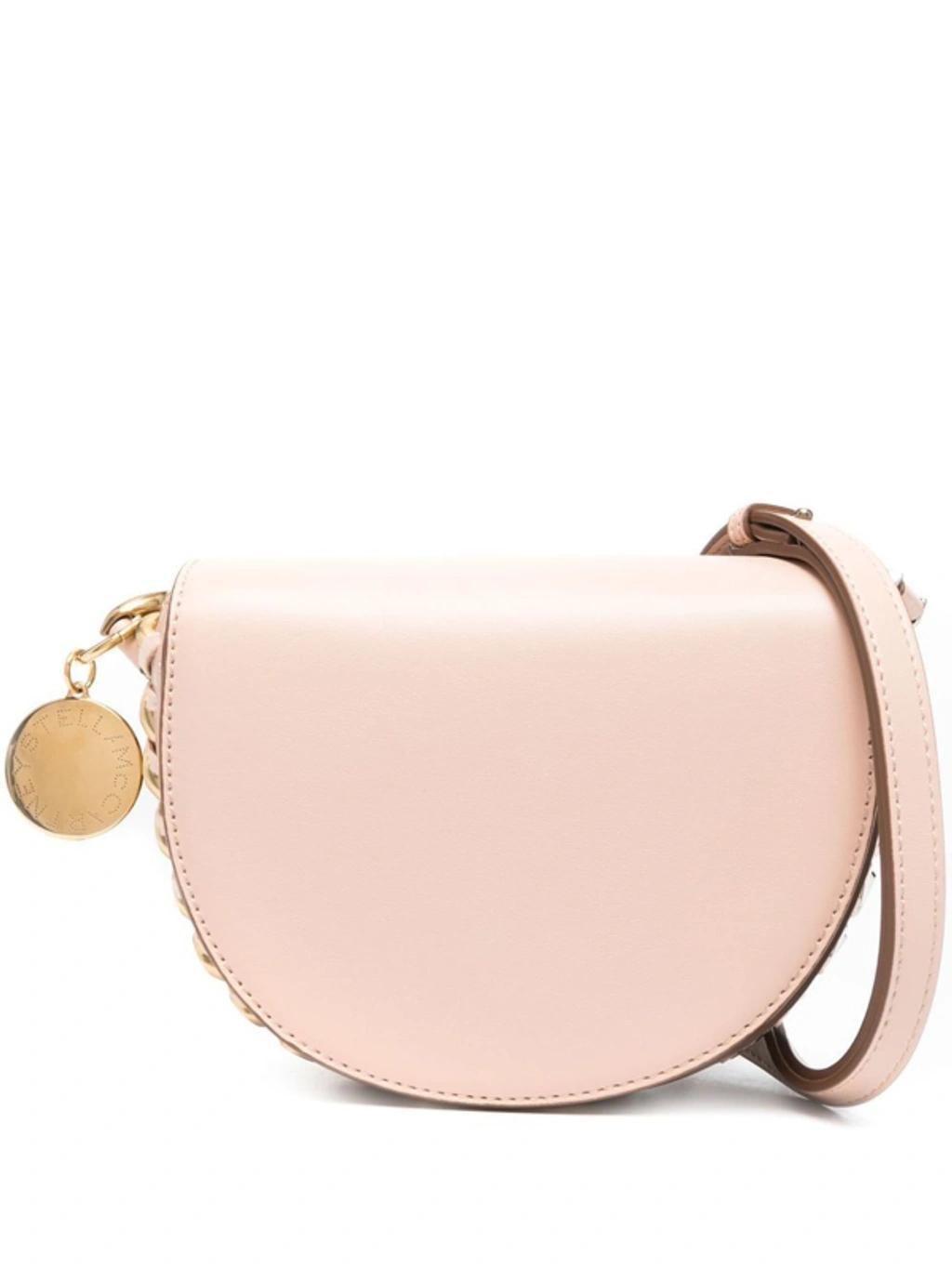 Small Frayme Flap Shoulder Bag In Pink Product Image