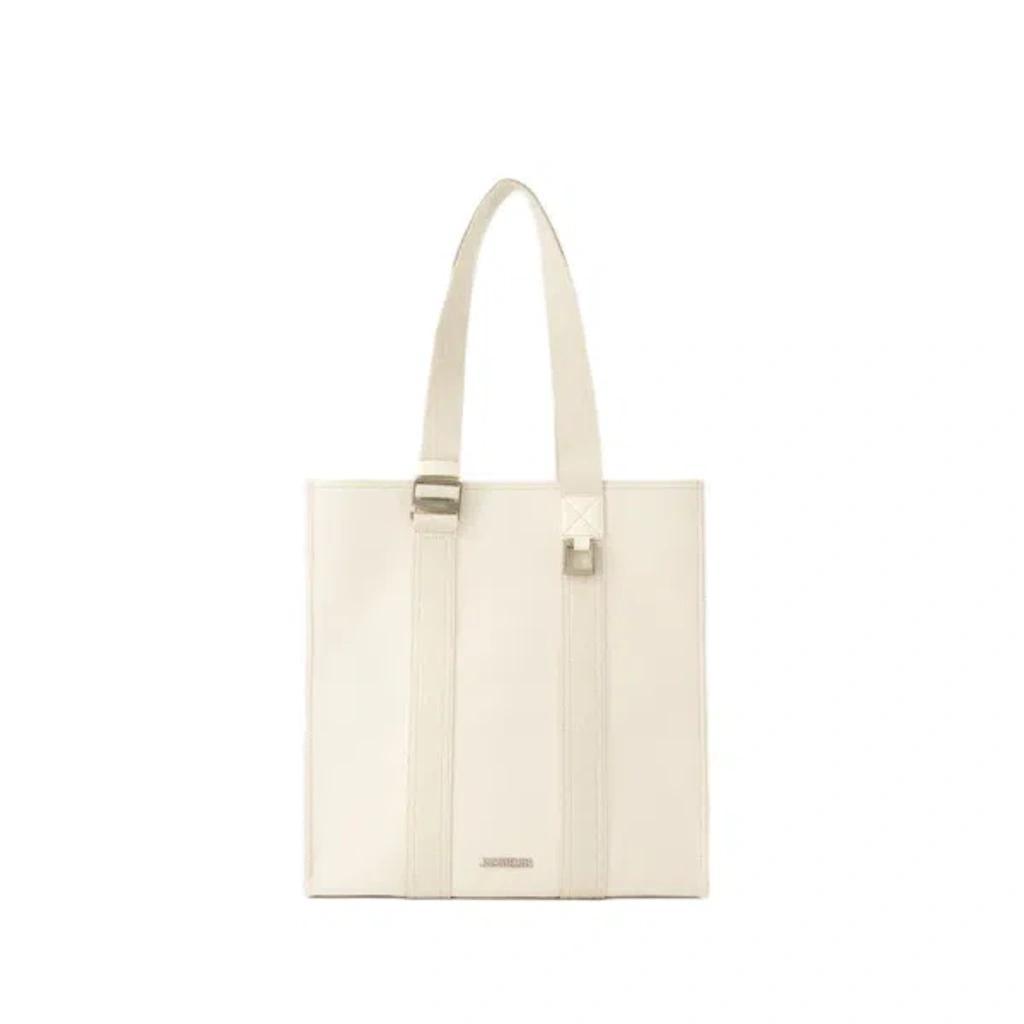 JACQUEMUS Cuerda Shopper Bag - Cotton - Off White In Neutrals Product Image