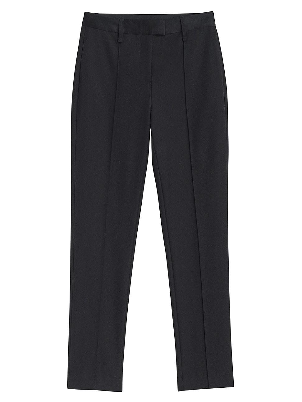 Womens Blaine Straight-Leg Wool Pants product image