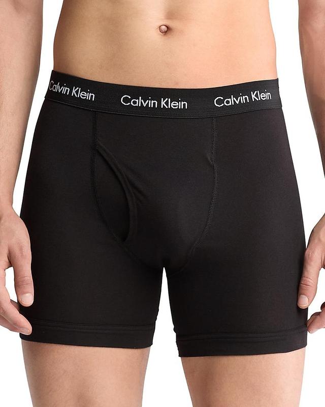 Calvin Klein Cotton Stretch Moisture Wicking Boxer Briefs, Pack of 3 Product Image