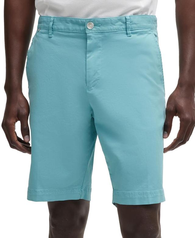 Boss by Hugo Boss Mens Stretch-Cotton Twill Slim-Fit Shorts Product Image