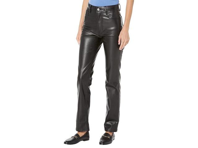 7 For All Mankind Vegan Leather Easy Slim Women's Casual Pants Product Image