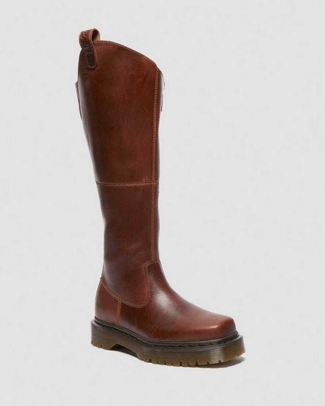 DR MARTENS Amaayah Knee High Leather Boots Product Image