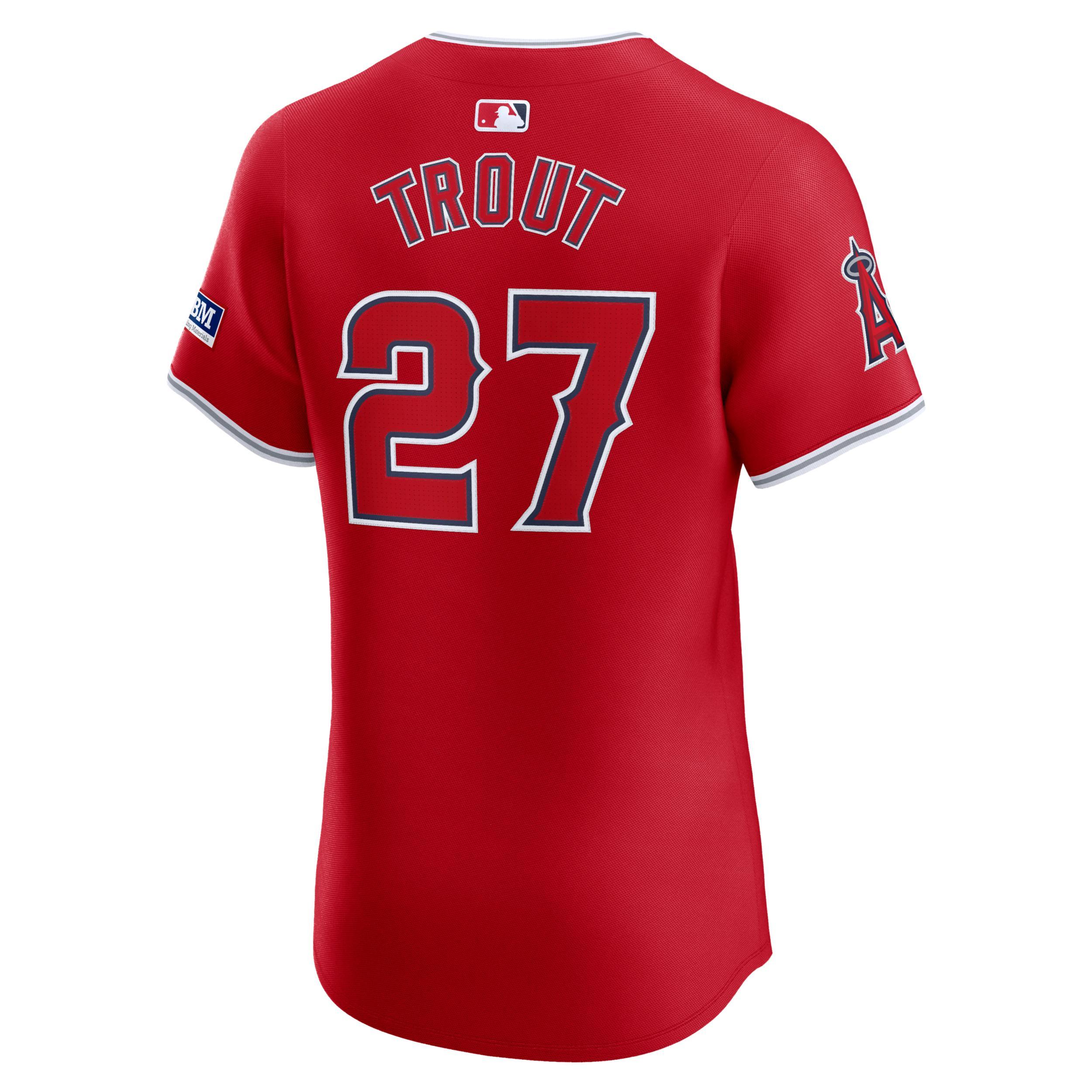 Mike Trout Los Angeles Angels Nike Men's Dri-FIT ADV MLB Elite Jersey Product Image