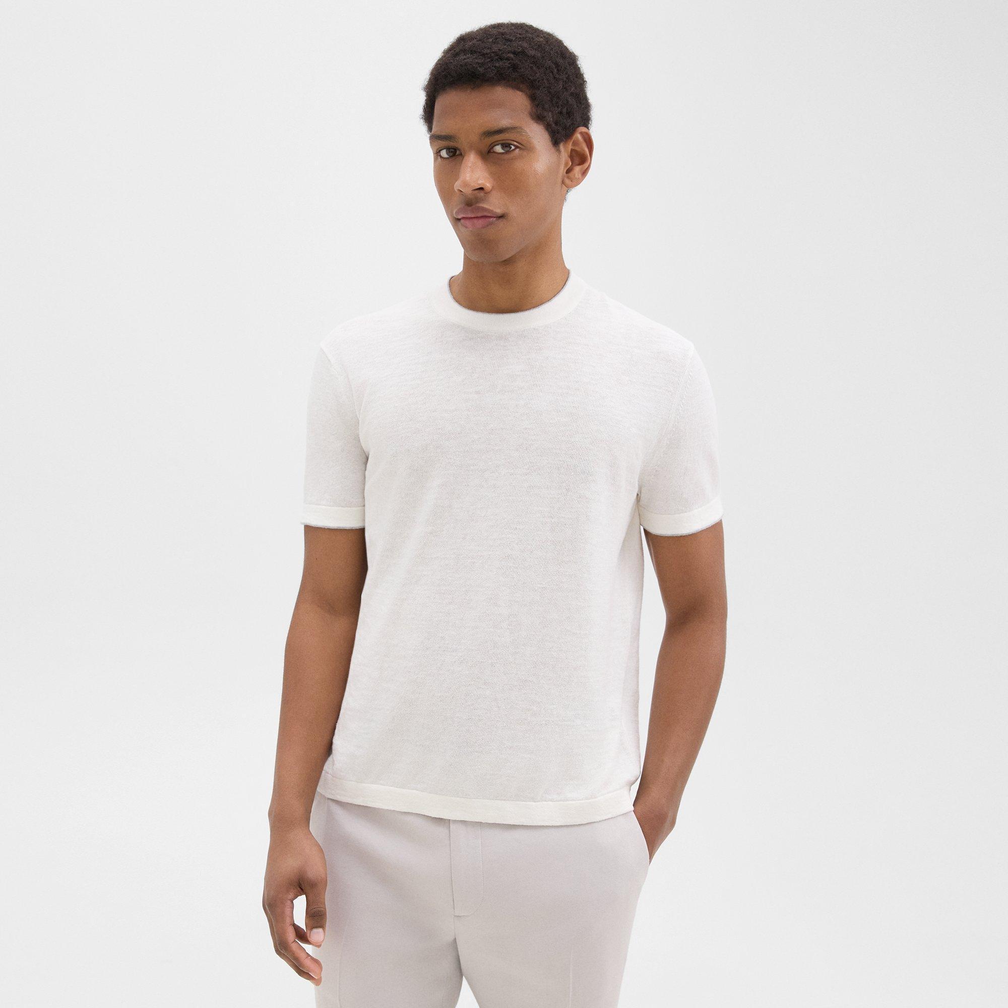 Cotton-Linen Sarior Tee | Theory Product Image