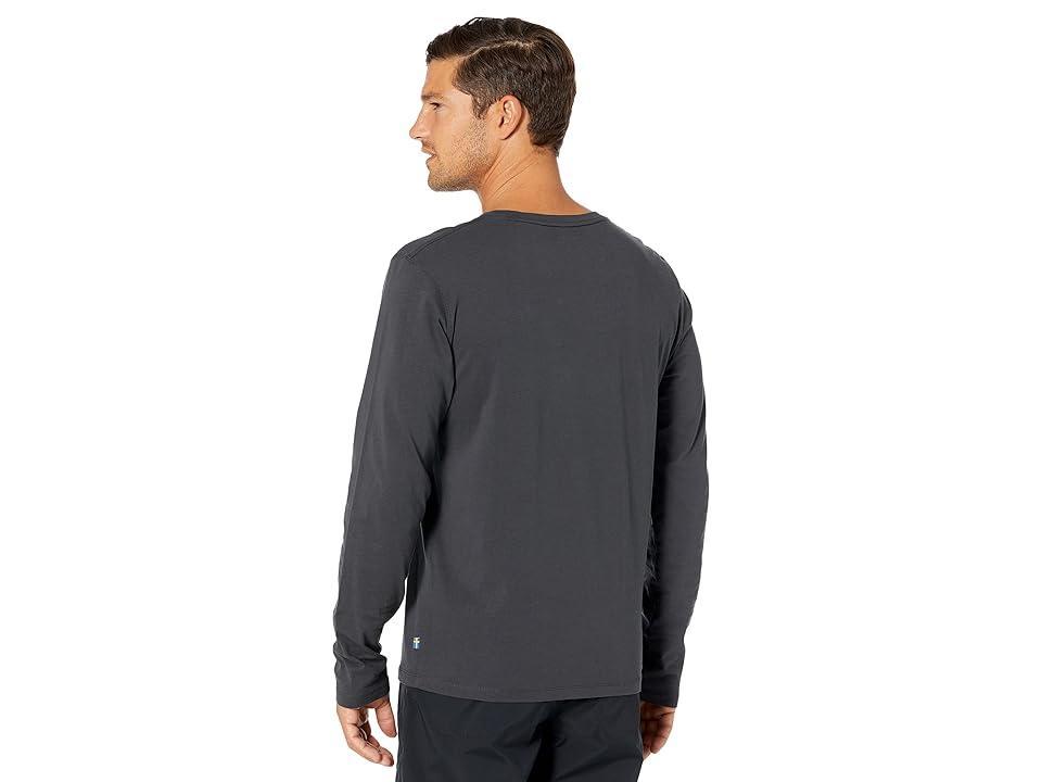 Fjallraven Forever Nature Badge Long Sleeve (Dark ) Men's Clothing Product Image