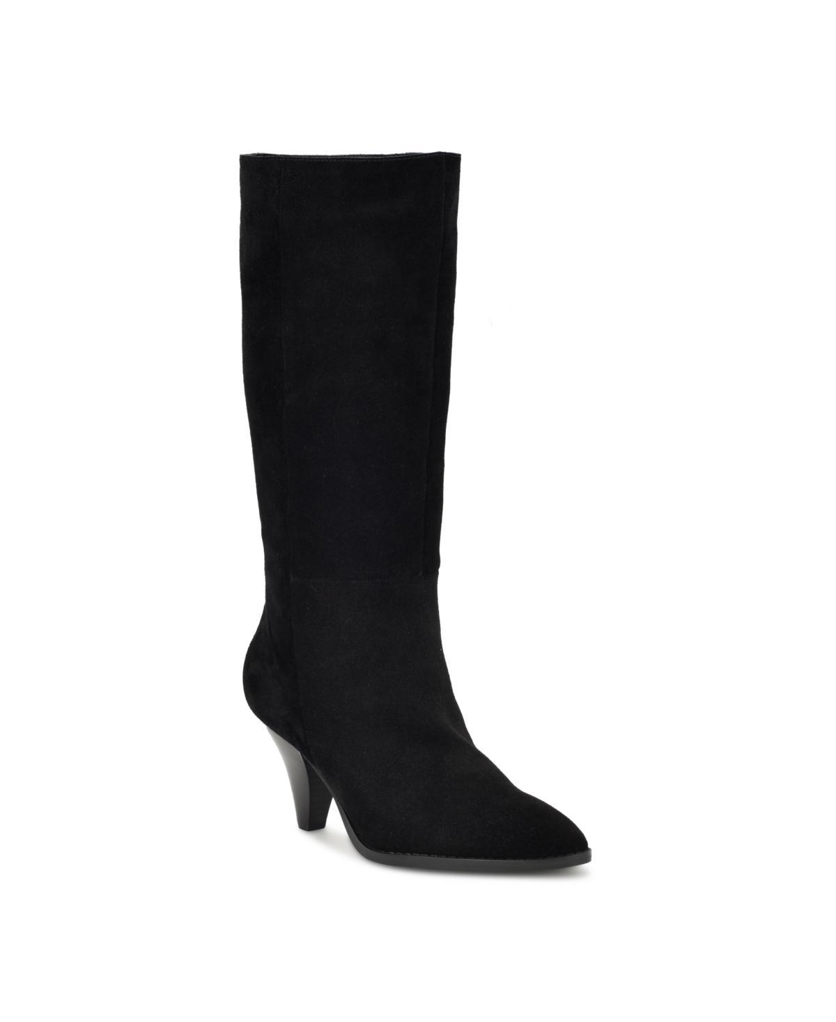 Nine West Ceynote Womens Suede Knee-High Dress Boots Brown Suede Product Image