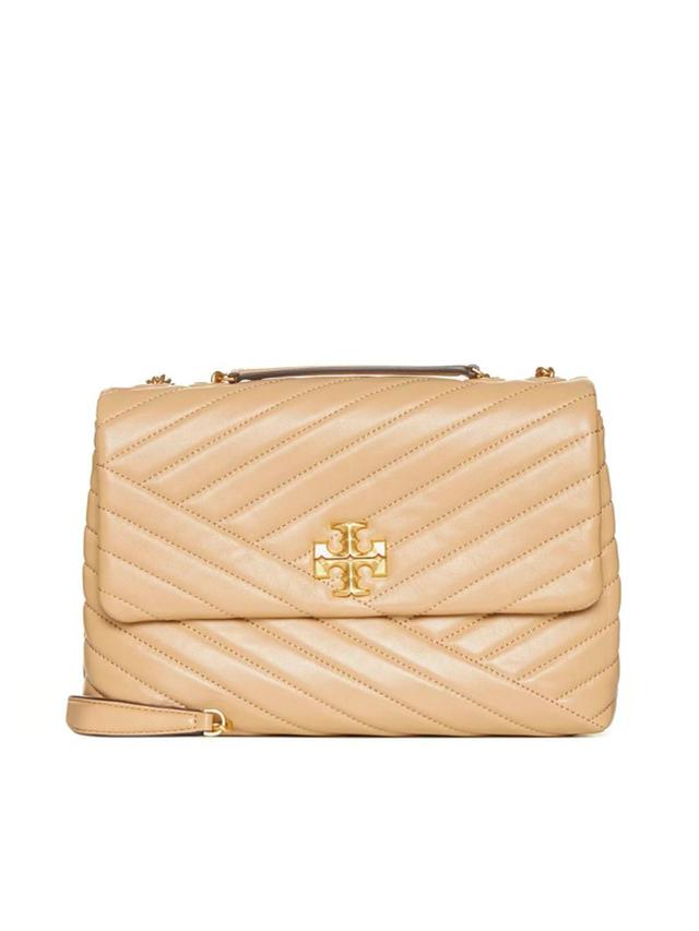 TORY BURCH Kira Chevron-quilting Shoulder Bag In Cream Product Image