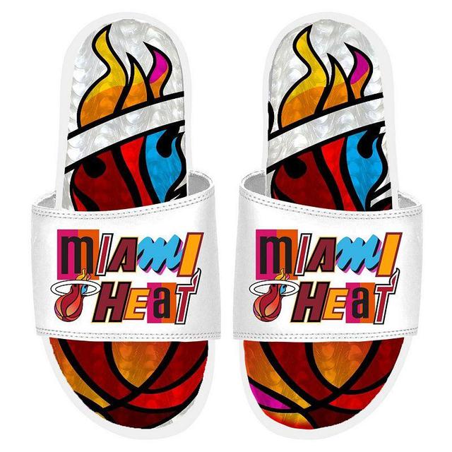 ISlide Miami Heat 2022/23 City Edition Gel Slide Sandals, Mens Product Image