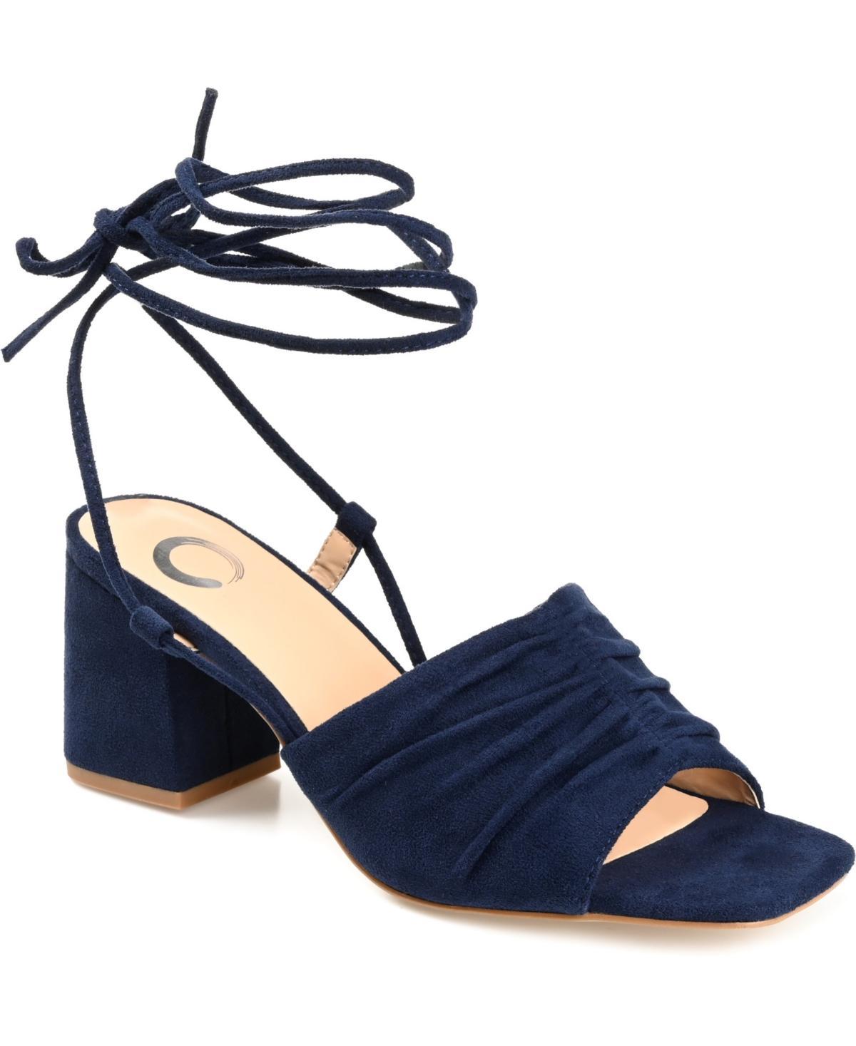 Journee Collection Womens Felisity Ruched Sandals Product Image