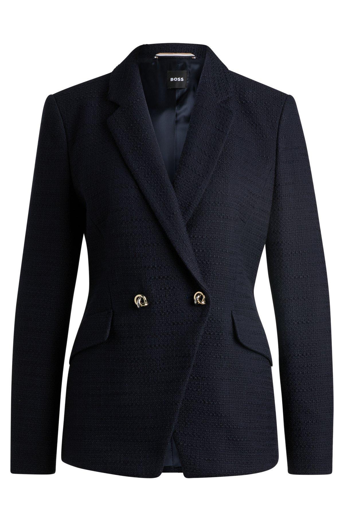 Slim-fit blazer in tweed Product Image