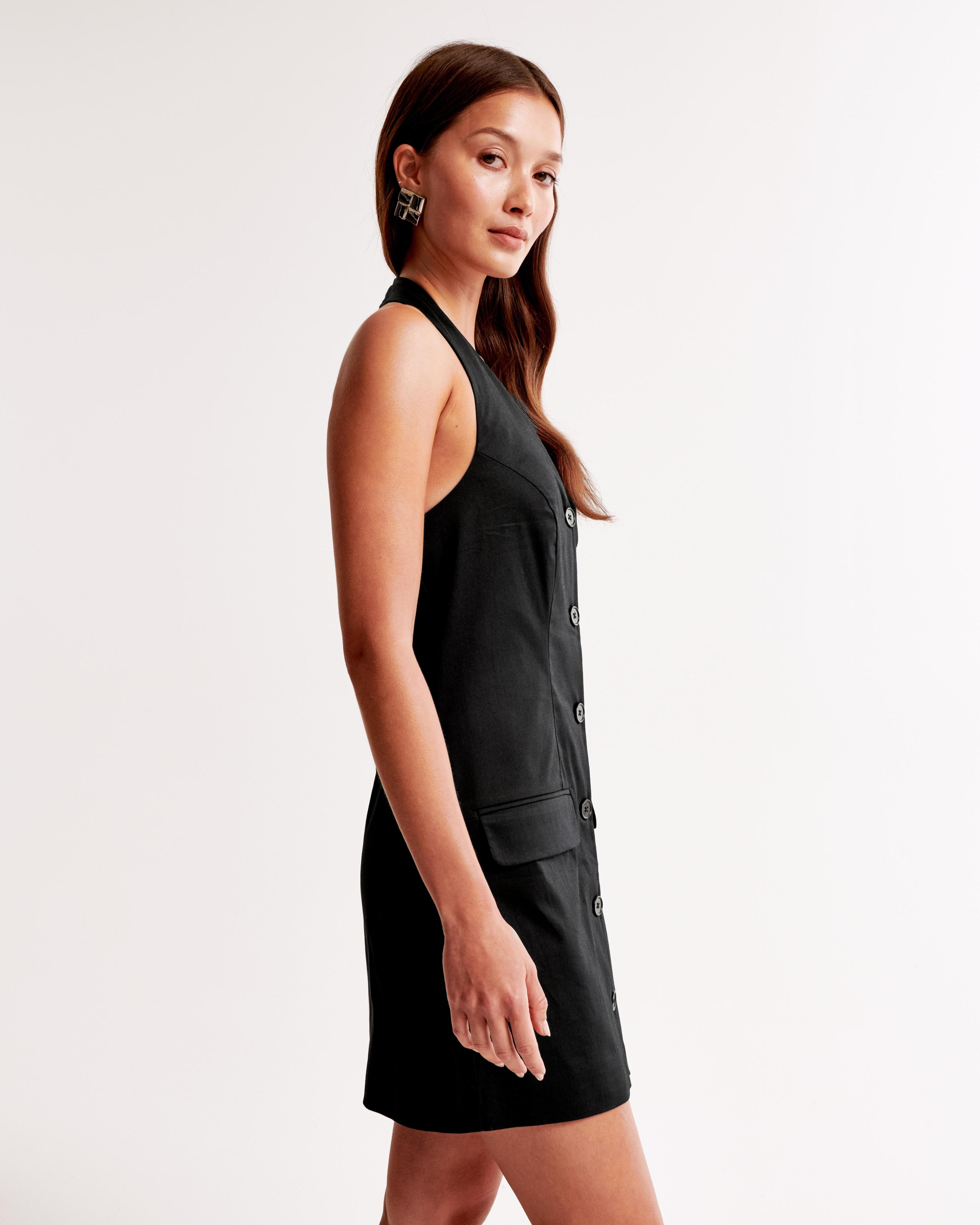 The A&F Mara Halter Vest Mini Dress Product Image