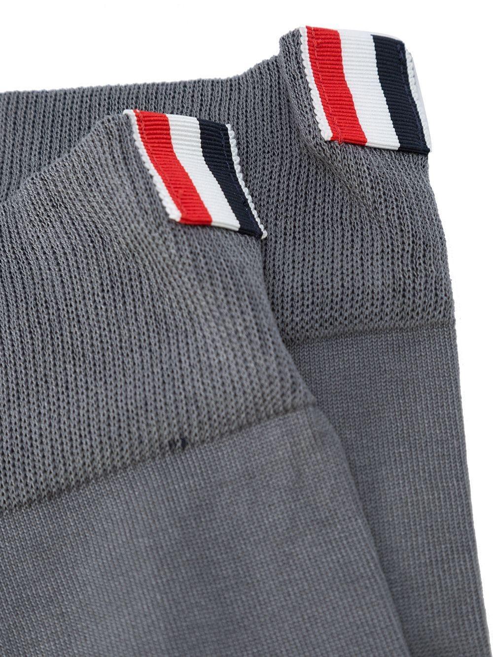 4-bar Striped Socks In Grey Product Image