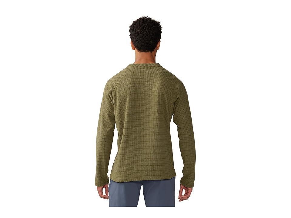 Mountain Hardwear Summit Grid Long Sleeve Crew (Combat ) Men's Clothing Product Image