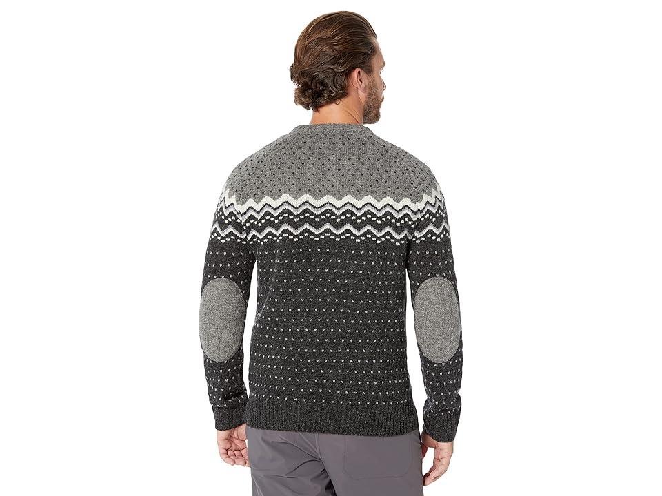 Fjallraven Ovik Knit Sweater (Dark Grey/Grey) Men's Sweater Product Image