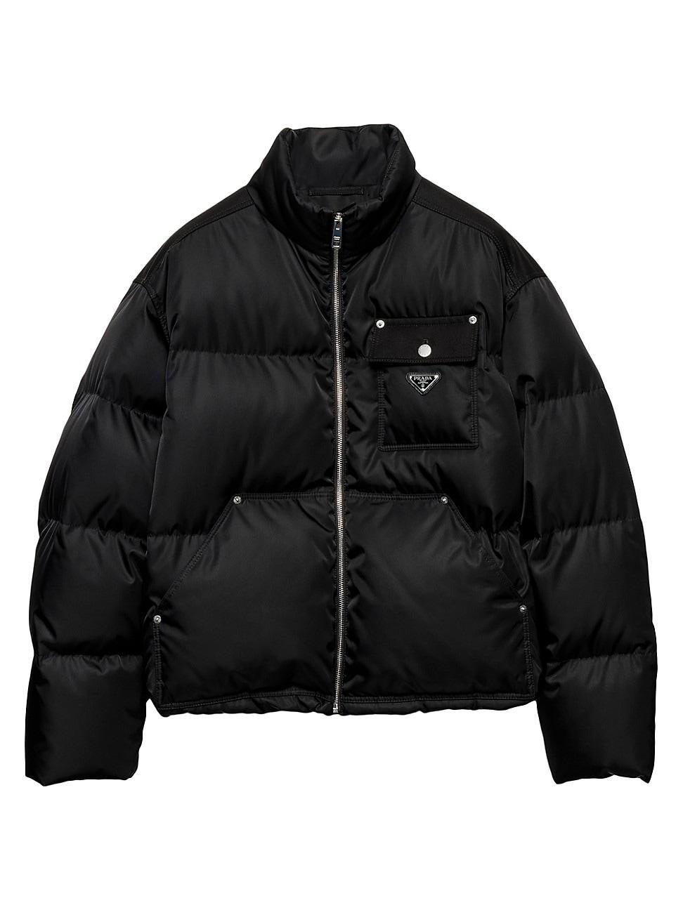 Mens Cropped Re-Nylon Down Jacket Product Image