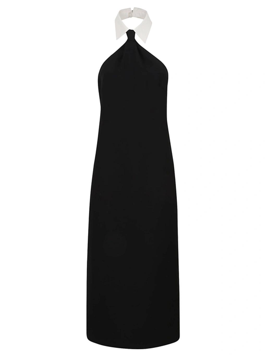 Sleeveless Midi Dress In Black Product Image