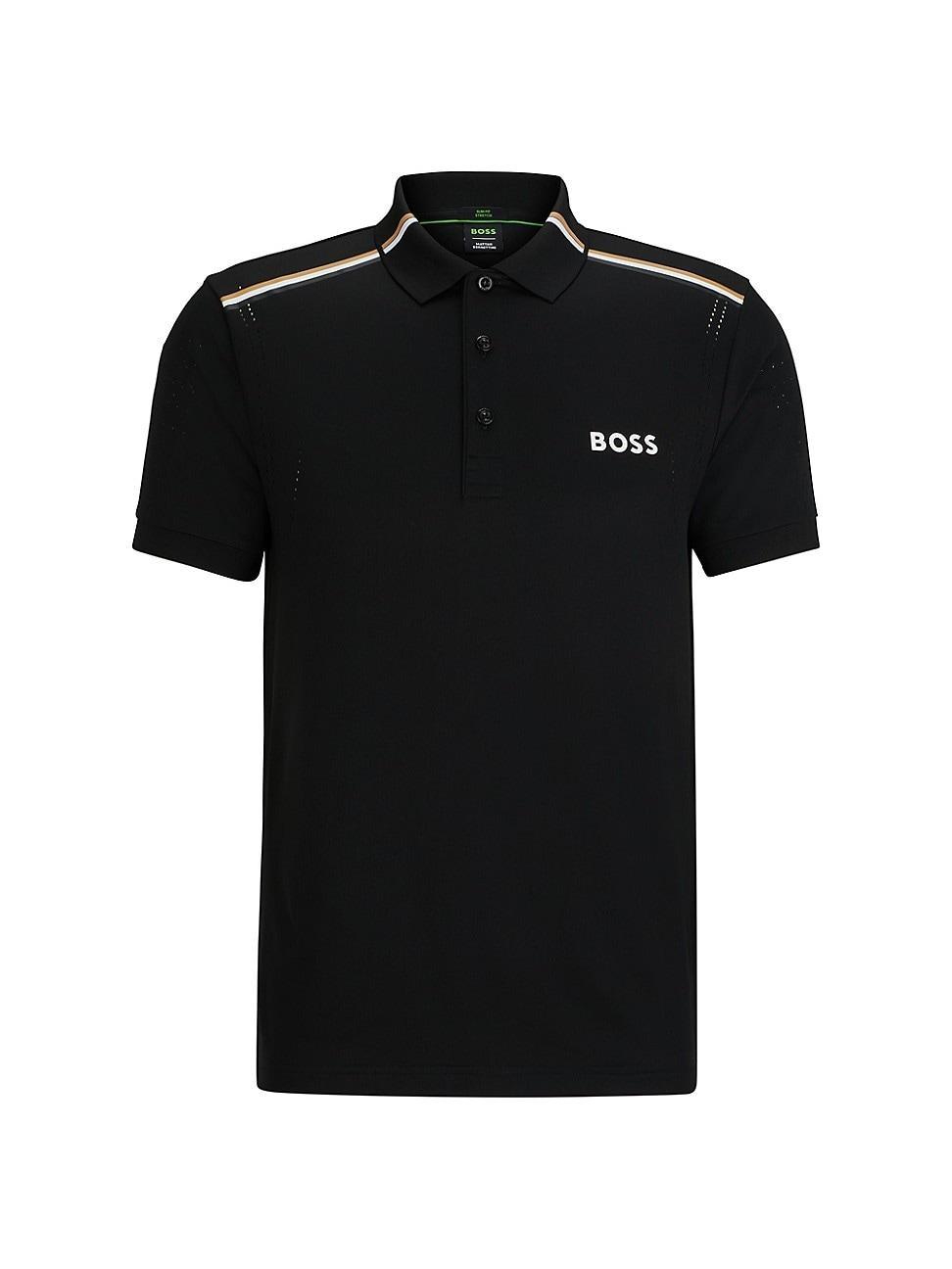 Mens BOSS x Matteo Berrettini Slim-Fit Polo Shirt Product Image