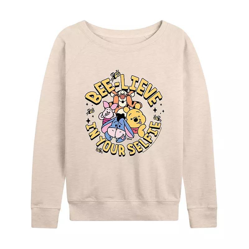 Disneys Winnie the Pooh Womens Group Lightweight French Terry Sweatshirt, Girls Product Image