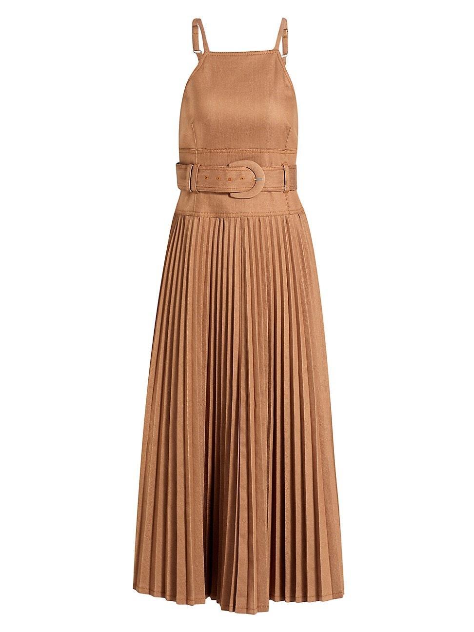 Womens Kami Pleated Midi-Dress Product Image