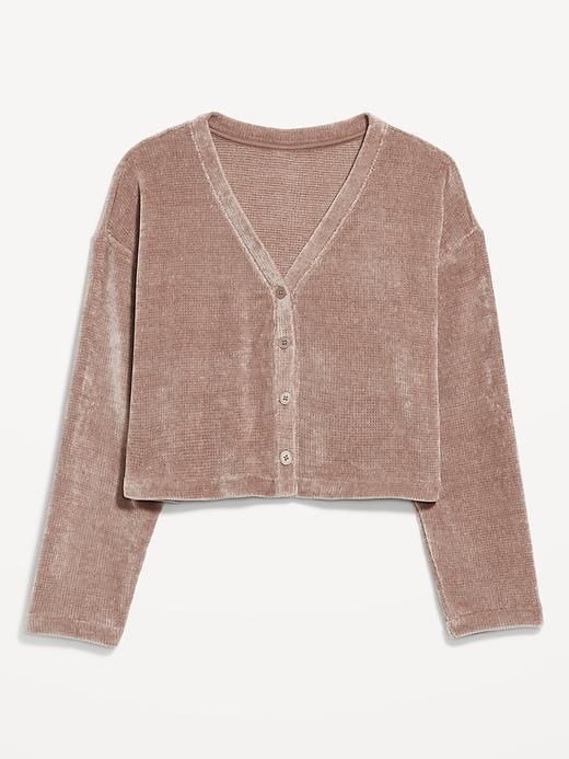 Cozy Chenille Button-Down Top Product Image