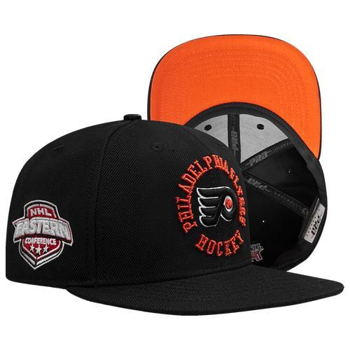 Pro Standard Mens Pro Standard Flyers Hybrid Snapback Cap - Mens Black Product Image