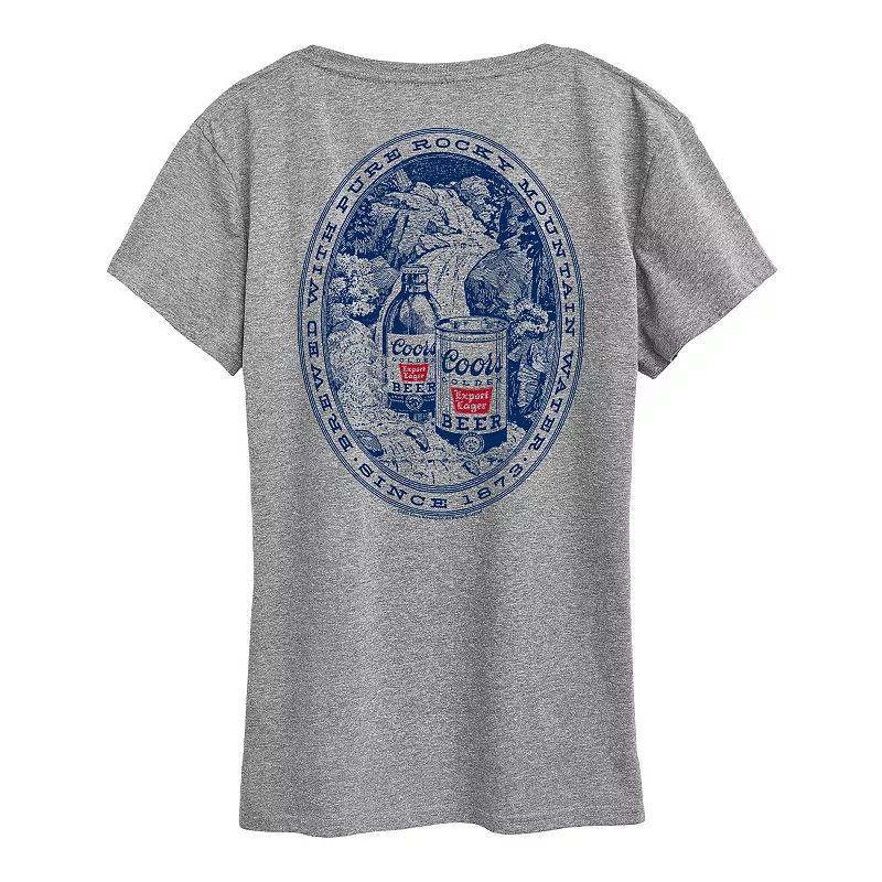 Womens Coors Banquet Rocky Mountain Graphic Tee Product Image