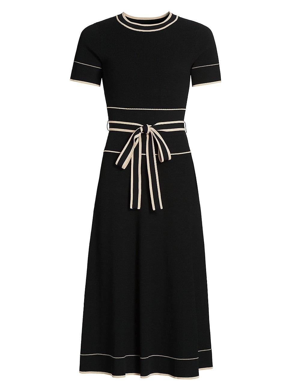 Womens Addison Belted Knit Dress Product Image