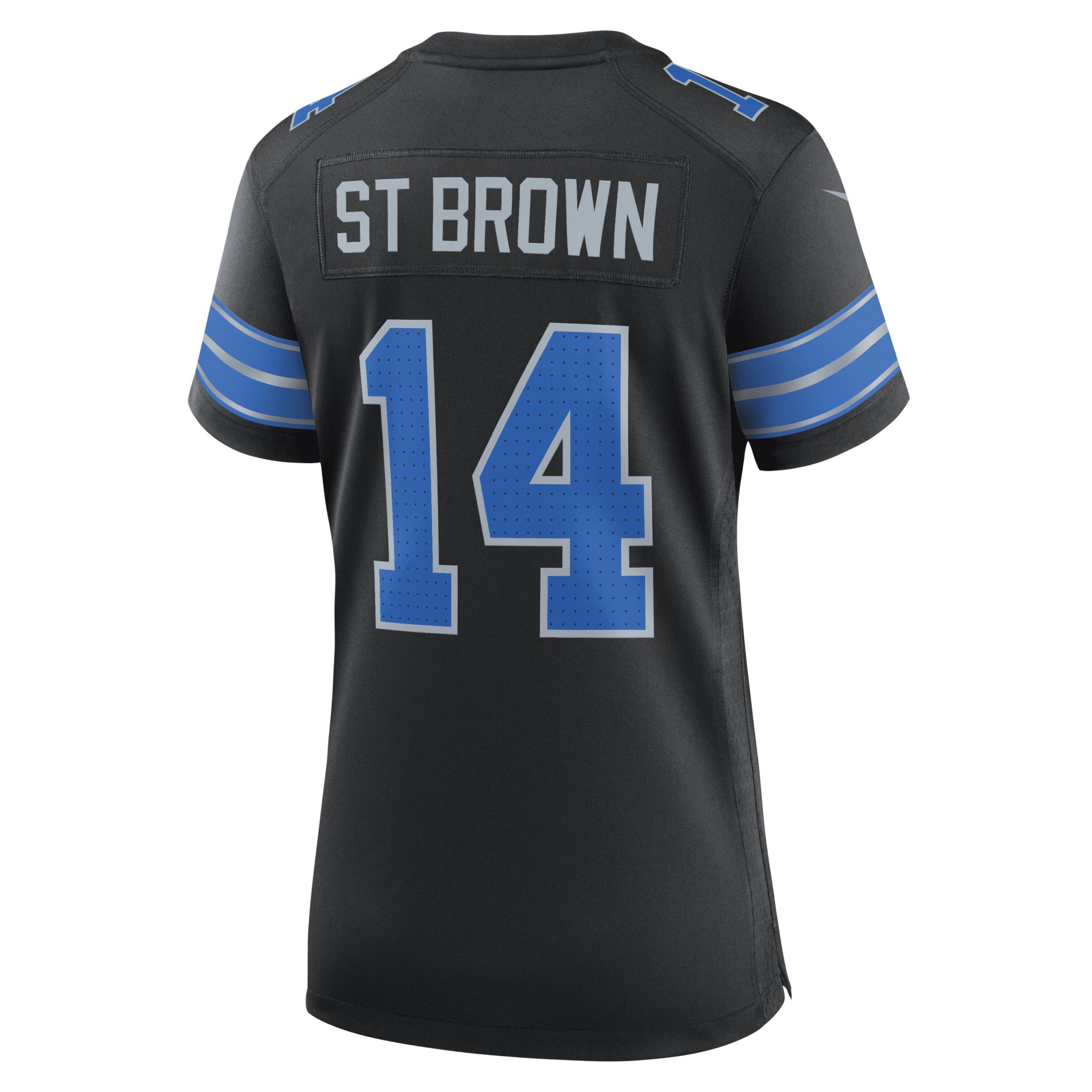 Amon-Ra St. Brown Detroit Lions Nike Womens NFL Game Football Jersey Product Image