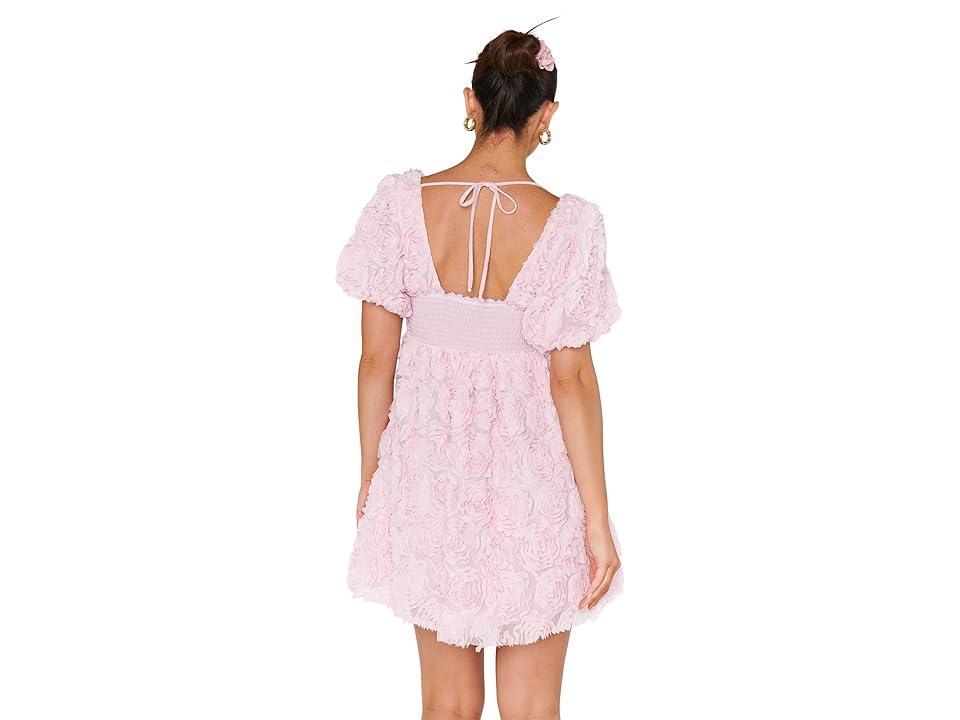 Show Me Your Mumu Smitten BabyDoll Dress (Rosette Mesh ) Women's Clothing Product Image