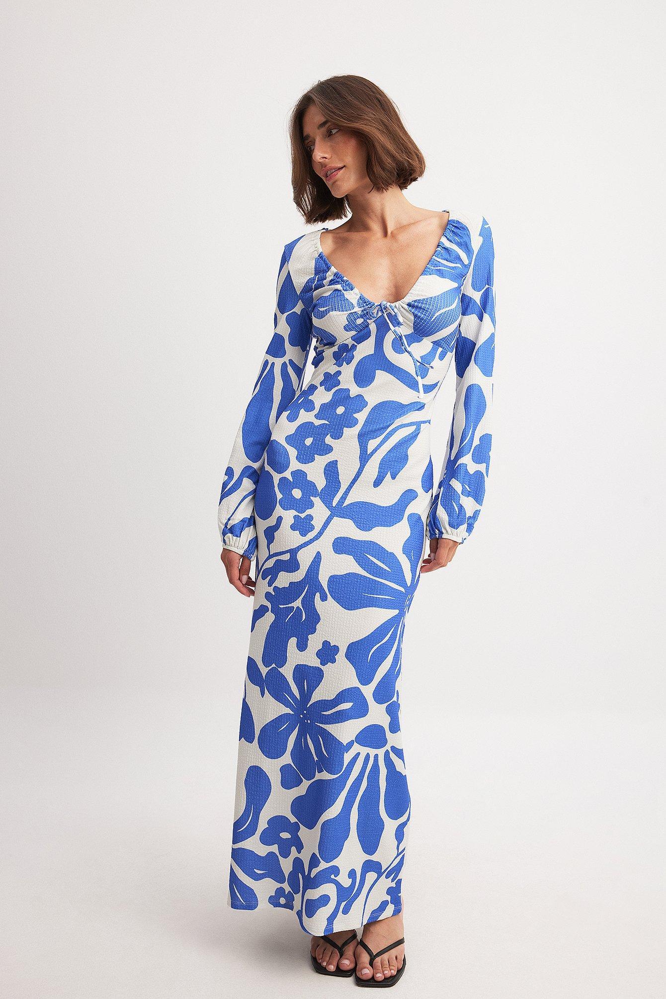 Jersey Balloon Sleeve Midi Dress Product Image