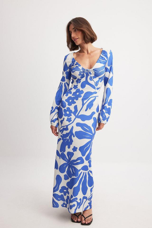 Jersey Balloon Sleeve Midi Dress Product Image