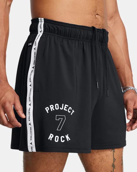 Men's Project Rock Mesh Badge Of Honor Shorts Product Image